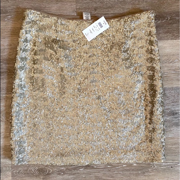 Cache Dresses & Skirts - Cache gold sequin skirt.